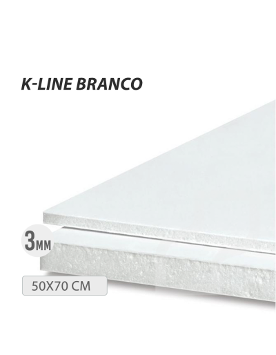K-Line 3mm Branco - 50x70cm