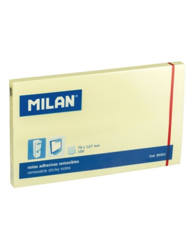 Bloco adesivo Milan 76x127mm