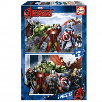 Puzzle Avengers 2X100- Educa
